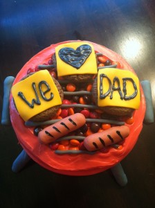 Fathers day cake!! Really FUN to make!!! :)